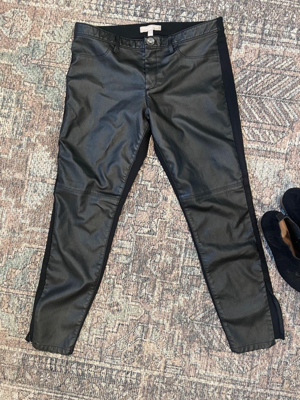 Banana Republic Sloan Faux Leather Pants Size 8
